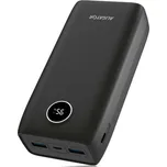 Powerbanka Aligator PBPD30BK 30000 mAh, Li-Pol, PD 20W,QC 22,5W,USB-C/USB-A/micro