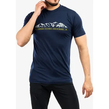 Pánská móda Merino tričko Sensor Merino Active PT Tee SS - deep blue mountains