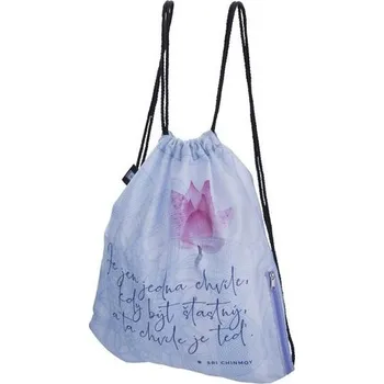 Školní batoh Batoh skládací s kapsou "Je jen jedna chvíle" 34x41 cm