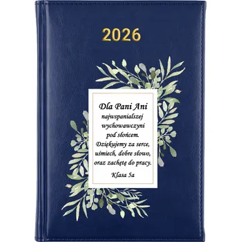 Kalendář Knižní kalendář 2026 A5 modrý