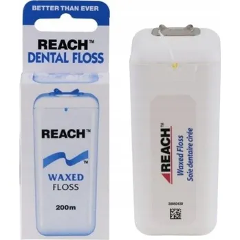 Zubní nit JOHNSON&JOHNSON REACH WAXED FLOSS Voskovaná zubní nit 200 m