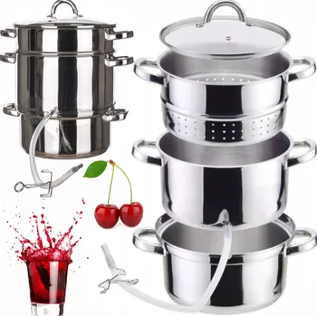 Parní hrnec PARNÍ HRNEC NA OVOCE A ZELENINU 8L INDUKCE PLYN VŠECHNY TYPY SPORÁKŮ VELKÁ KAPACITA XL