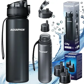 Láhev Filtrační láhev Aquaphor City 0,5 l černá