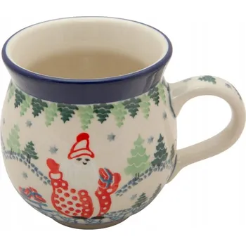 Hrnek Ceramika Artystyczna Bolesławiec unikát U5174 330 ml vícebarevný