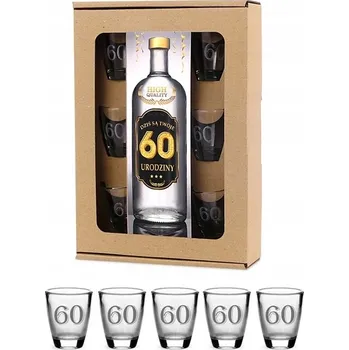 Sklenice Výjimečné sklenice na vodku k 60. narozeninám