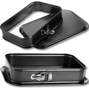 Forma na pečení FORMA NA PEČENÍ plech FORMA NA DORT obdélníková s odnímatelným dnem