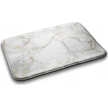 Koupelnová předložka Měkký koupelnový kobereček Světlý mramorový vzor