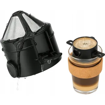 Kávovar Filtr na Kávu Černý Přenosný Opakovaně Použitelný Ekologický Pohodlný