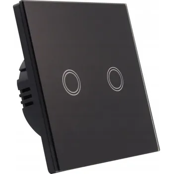 vypínač Dvojitý dotykový vypínač LVT černý 7106