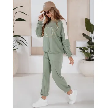 Dámské oblečení Mintová tepláková souprava BULLS AY0899 Velikost: ONE SIZE