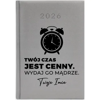 Kalendář Knižkový kalendář 2026 A5 stříbrný