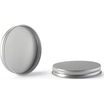 Sklenice Hliníkové víčko na sklenice stříbrné 70/R3