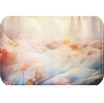 Koupelnová předložka KOUPELNOVÁ PŘEDLOŽKA RYCHLESCHNOUCÍ VODĚODOLNÁ PROTISKLUZOVÁ STYL PŘÍRODA