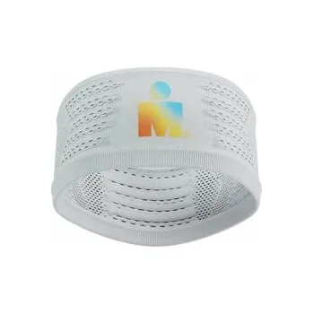 Čelenka Compressport Běžecká čelenka Limitovaná edice Ironman bílá