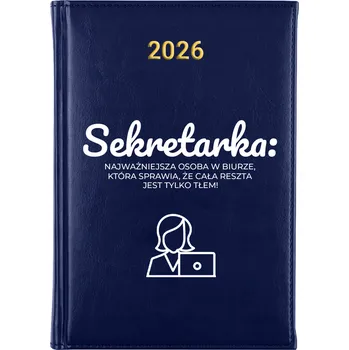 Kalendář Knižní kalendář 2026 A5 modrý