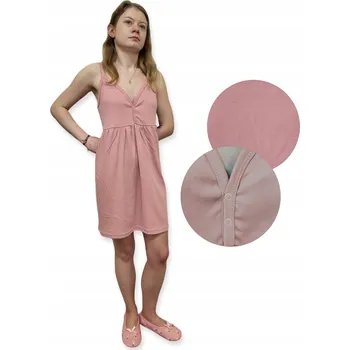 Dámská noční košile Dartomik košile noční dámská na ramínka před kolena, velikost XS