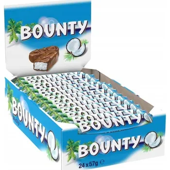 Mléčné Tyčinky Bounty s kokosem 24 x 57 g
