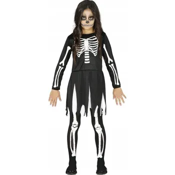 Karnevalový kostým KOSTÝM KOSTRA KOSTLIVEC HALLOWEEN 104