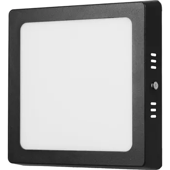 Stropní svítidlo přisazené Ecolight 6 W s integrovaným LED zdrojem, 11 cm, černé