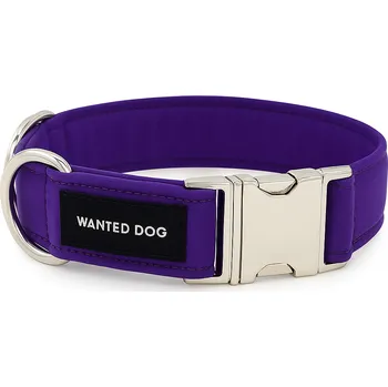 Obojek pro psa Wanted Dog Obojek pro psa - fialová Velikost: M, Typ spony: Plastová, Vodítko ve stejném designu: Žádné