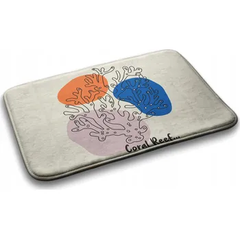 Koupelnová předložka Absorpční koupelnová předložka Korálový útes