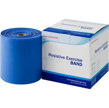 Cvičební pás | Sanctband 46m rehabilitační guma modrá