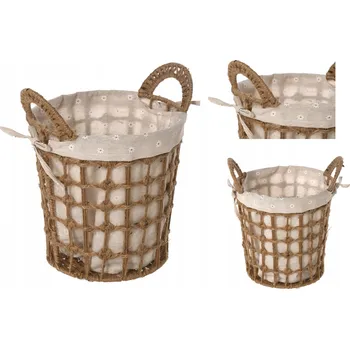 Koš na prádlo Kovový koš na prádlo bílý