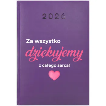 Kalendář Knihový kalendář 2026 A5 fialový