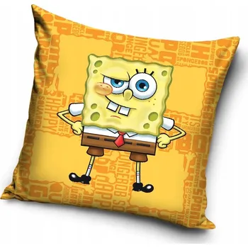 Povlak na polštářek Povlak Carbotex SpongBob 40 polštáře 40 cm