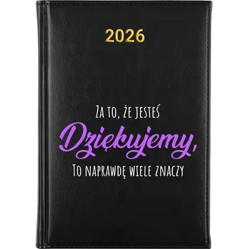 Kalendář Knižkový kalendář 2026 A5 černý