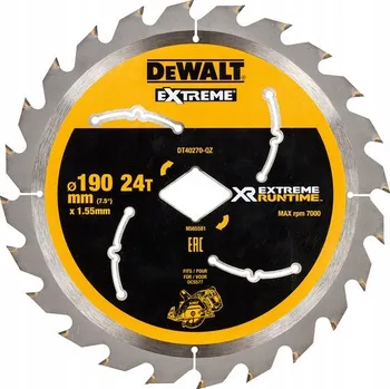 Pilový kotouč Pilový kotouč 190 x 24 zubů pro DCS577 DeWalt DT40270