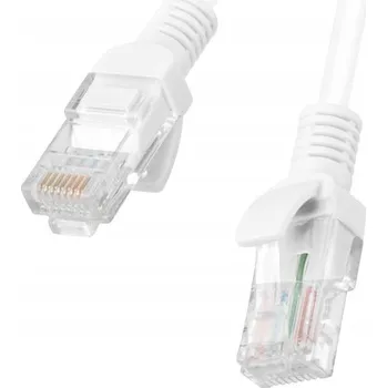 Síťový kabel Patchcord Lanberg UTP kat.5e 20 m bílý