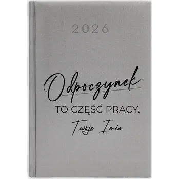 Kalendář Knižkový kalendář 2026 A5 stříbrný