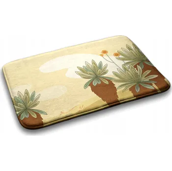 Koupelnová předložka Koupelnová předložka s protiskluzovou gumovou vrstvou Palmy