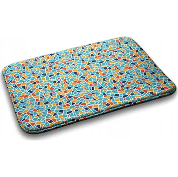 Koupelnová předložka Foto Předložka do Koupelny Barevná Abstrakce