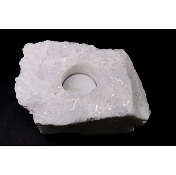 Svícen Magieprirody.cz Křišťál svícen 1.370 kg - svícen na svíčku přírodní #K1527