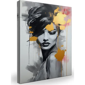 Obraz Elegantní obraz do obýváku PORTRET ŽENY Glamour styl na plátně 120x160