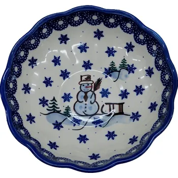 Keramická miska květina, keramika Bolesławiec