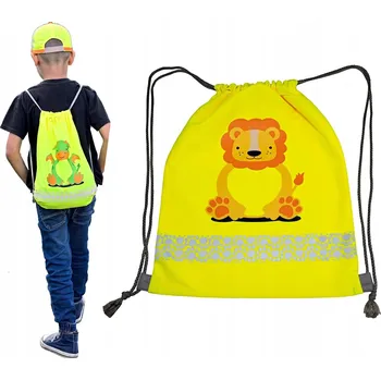 Reflexní Dětský Vak na Boty do Školy nebo na Tělocvik Batoh s Obrázkem