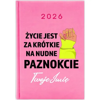 Kalendář Knižkový kalendář 2026 A5 růžový