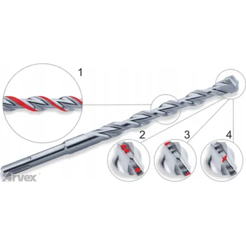 Vrták Vrták vidiový SDS 8x110 Arvex PROFESIONÁLNÍ