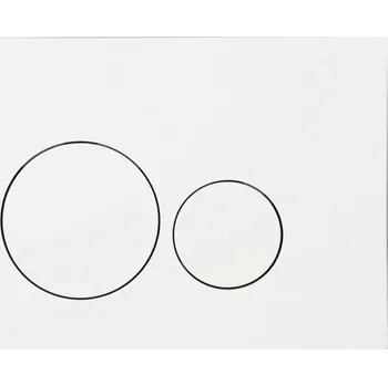 Splachovací tlačítko pro WC AquaUno DUO bílé