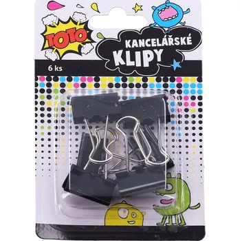 Kancelářská sponka Klip kancelářský 6 ks, 25 mm