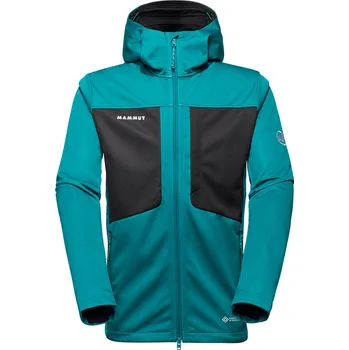 Mammut Mammut Ultimate VIII SO Hooded Jacket Men Barva - Velikost: Modrá - XL