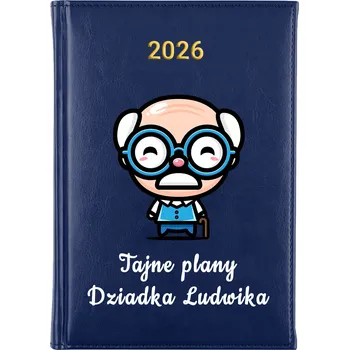 Kalendář Knižní kalendář 2026 A5 modrý