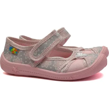 Chlapecké bačkory Dívčí bačkory PeOn MI/011 ID šedorůžové Velikost: 36