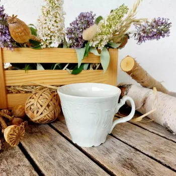 BERNADOTTE IVORY šálek 200 ml, slonová kost, Thun 1794 (Porcelánový šálek na kávu 2. jakost)