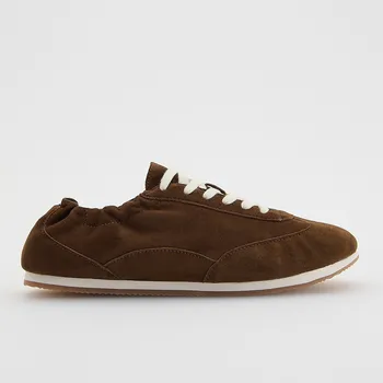 Dámské tenisky Reserved - Kožené tenisky - béžová - 090FF-80X - 090FF-80X-37