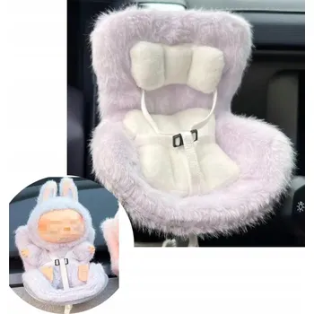 Doplněk pro panenku Autosedačka pro panenky 17 cm, ozdoba automobilová, podstavec na psací stůl