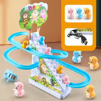 autodráha Hračka na horskou dráhu, automatická závodní dráha pro batolata, chlapce a dívky, pro kutily